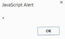 Javascript alert